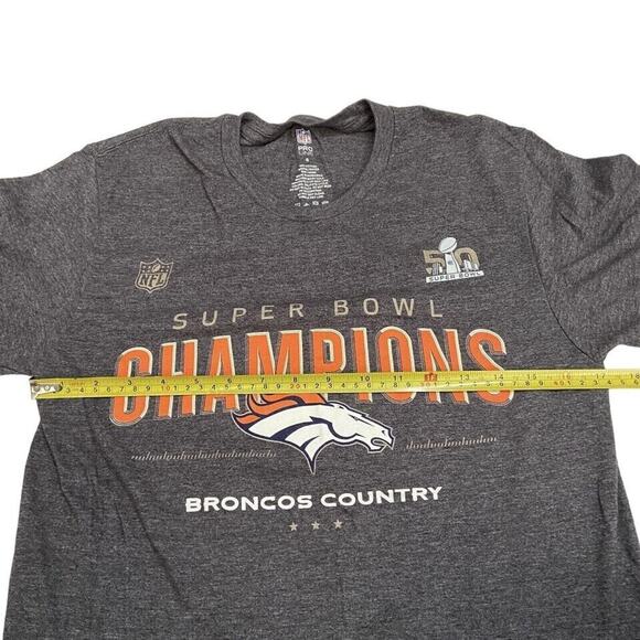 Pro Line NFL Denver Broncos Super Bowl Champions Mens Size S - Picture 5 of 6